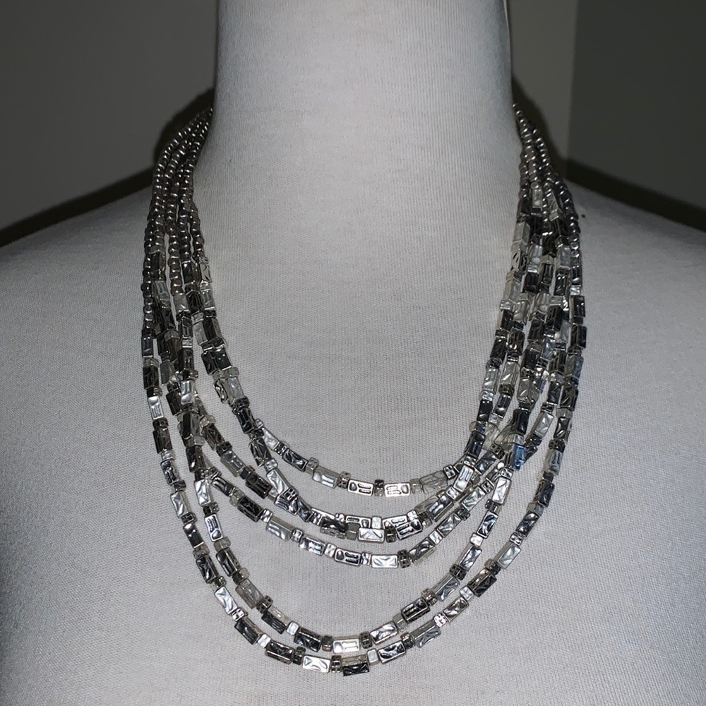 Chico’s Beautiful multi strand statement necklace
